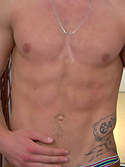 Hard and Defined Mikey A Personal Trainer with Every Muscle Rock Hard and one of them Uncut! by English Lads image #4
