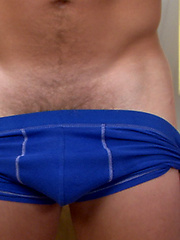 Personal Trainer Alfie - Muscular and Defined with a Whopper of an Uncut Cock! by English Lads image #4