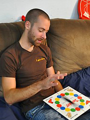 Four boys play several rounds of twister and fucking by Naked Frat House image #7