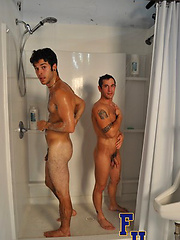 Diego and Clayton ping-pong blowjobs by Naked Frat House image #7
