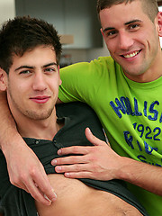 Ripped Young Personal Trainer Mikey Shows us His Uncut Cock is as Hard as his Abs! by English Lads image #6