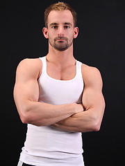 Muscled stud Allen strokes dick by ChaosMen image #7