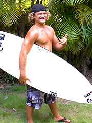 Bo - Straight Surfer Dude Eats His Own Cum! by Island Studs image #5
