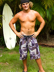 Bo - Straight Surfer Dude Eats His Own Cum! by Island Studs image #5