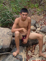 Juancho jerking off dick by Tribal Twinks image #7