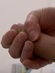 The horny young builder turns up again to visit the toilet in the bus station. by Sneaky Peek image #6