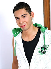 Latino boy Diego Diamond shows uncut dick by Squirtz image #7