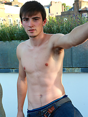 Lean and Toned Young Pup Jorge What a Beautiful Erect Uncut Cock! by English Lads image #5