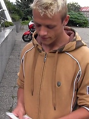 Czech Hunter 52. Blond czech boy gets facial. by Czech Hunter image #12