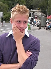 Czech Hunter 54. Hot blond sucking off dick. by Czech Hunter image #8