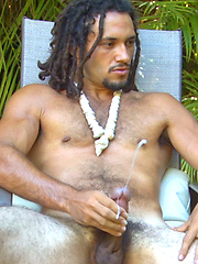Keoki - Ripped Furry Hawaiian\\\'s EXPLOSIVE Eruption of Cum! by Island Studs image #9