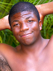 Jackie - 19 Year Old Nudist Black Boy Jerks Off Outdoors! by Island Studs image #6