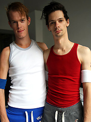 Nick\\\'s first porn shoot with Ryan Anderson by Bentley Race image #4
