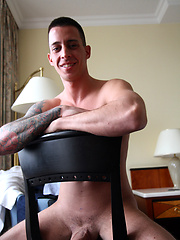 Stroking my fat cock - Straight mate Kevin Lucas by Bentley Race image #5