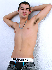 Hot brunette boy Sean strokes dick by Squirtz image #4