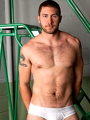 Justin has such a beautiful furry chest, big dick and hot hairy ass. by Randy Blue image #7