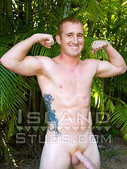Doug - Big Dick Beefy Red Head Muscle Busts a Nut Outside! by Island Studs image #6