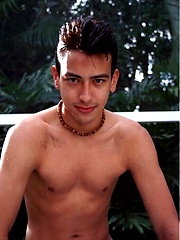 Sexy twink plays with dildo pool side. by Mount Equinox image #6