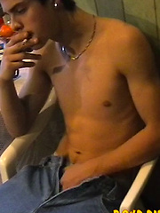 Lost Archi Vid! Smoking And Stroking by Boys Smoking image #7
