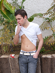 Skater Dustin Smoke And Stroke by Boys Smoking image #7