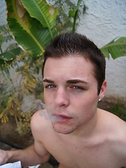 Skater Dustin Smoke And Stroke by Boys Smoking image #7