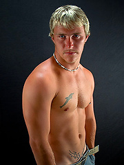 Blond stud jacking off dick by Buzz West image #5