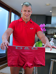 Personal Trainer Alfie, Muscular & Ripped Young Man Shows off his Impressively Sized Uncut Weapon by English Lads image #7