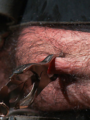 Hair French stud Wilfred Knight endures post orgasm torment in mid air. by Men On Edge image #7