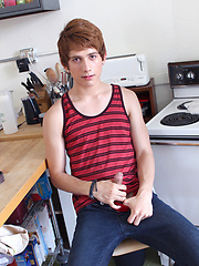 Giovanni goes ginger for this amateur gay porn solo!  by Dirty Boy Video image #6