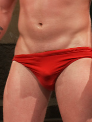 Two studs going at it, a prelim for the tag team match. by Naked Kombat image #4