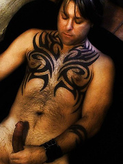 Horny Tattooed Rocker Moans by Alternadudes image #5