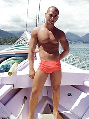 Hot beefy stud with an incredible chest and a huge cock exposes all. by Mount Equinox image #6