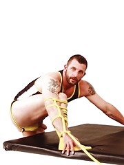 Muscle hunk Spencer Reed fucks bounded Morgan Black by Bound Jocks image #9