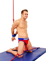 Angel Rock and Connor Patricks oral sex and bondage by Bound Jocks image #7