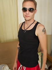 Johnny B. jacking off dick by Circle Jerk Boys image #5
