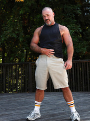 Bronson Gates shows his muscle hairy body by Pantheon Bear image #6