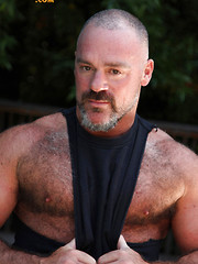 Bronson Gates shows his muscle hairy body by Pantheon Bear image #6