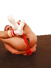 Hot stud Dominic Pacifico bounded and with a dildo in his ass by Bound Jocks image #5