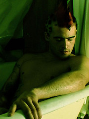 Punk With Mohawk and Tats Rubs in the Tub by Alternadudes image #6