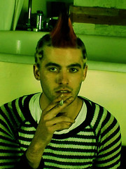 Punk With Mohawk and Tats Rubs in the Tub by Alternadudes image #6