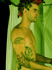 Punk With Mohawk and Tats Rubs in the Tub by Alternadudes image #6