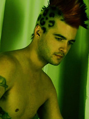 Punk With Mohawk and Tats Rubs in the Tub by Alternadudes image #6