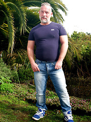 Silver dad Brent Cage outdoors by Pantheon Bear image #9