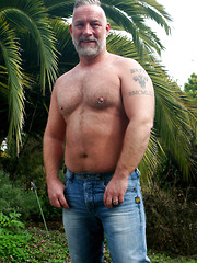 Silver dad Brent Cage outdoors by Pantheon Bear image #9