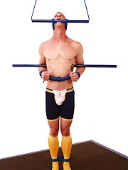 Blake Daniels and Dominic Pacifico oral sex and bondage by Bound Jocks image #8