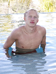 Hot blond twink Everett strokes dick by SeanCody image #5