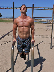 Hot muscle athlete Christian jacking off dick by SeanCody image #6