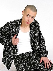 Sexy twink with a tasty uncut cock, chiseled body and a sexy bad boy shaved head. by Mount Equinox image #3