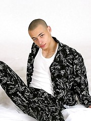 Sexy twink with a tasty uncut cock, chiseled body and a sexy bad boy shaved head. by Mount Equinox image #3