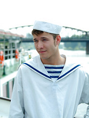 Two sailors Benjamin Niall and Thomas oral sex scene by Boys Nation image #6